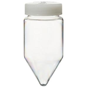 Conical-bottom polystyrene centrifuge bottle