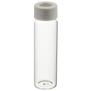 Clear VOA glass vials with 0.125 in. Septa