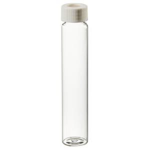 Clear VOA glass vials with 0.125 in. Septa