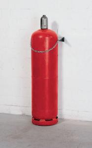 Wall mounts for gas cylinders