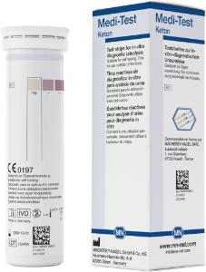 Urine test strips, Medi?Test ketone