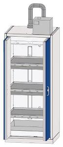 Safety Cabinets for Active Storage of Canisters, Type 90, TAP Line, Düperthal