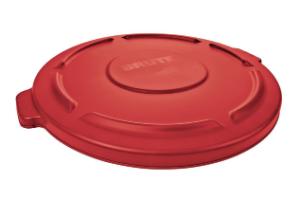 Self-draining lid red