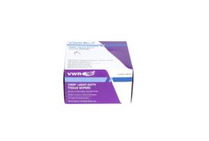 Light-duty tissue wipers in perforated box, 1-ply