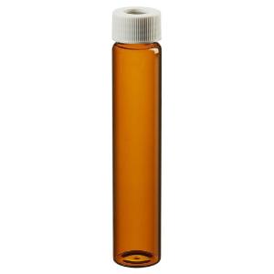 Amber VOA glass vials with 0.125 in. Septa