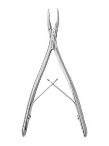 Friedman-Pearson Rongeur – gebogen/0,7 mm Pfannendurchmesser/14 cm