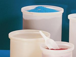 Tanks, cylindrical, with lid, LaboPlast®