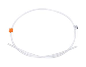 Schlauch, PVC, 0,64 mm Innen-Ø, weiß/orange