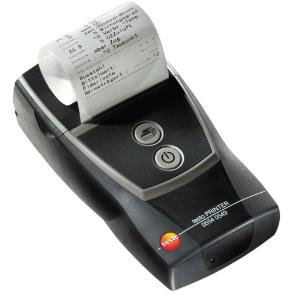 Infrared printer with thermal paper and four batteries