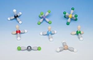 Molecular model: electron repulsion