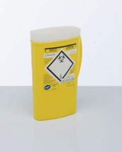 Abfallbehälter zur Sammlung von scharfen, gefährlichen und infektiösen Abfällen, Sharpsafe®