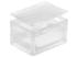 Euro container with lid, translucent, 300×200 mm