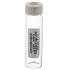 Clear voa glass vials with 0.125 in. Septa