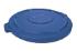 Self-draining lid blue