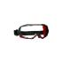 Schutzbrille goggleear 6000 rot/klares Glas